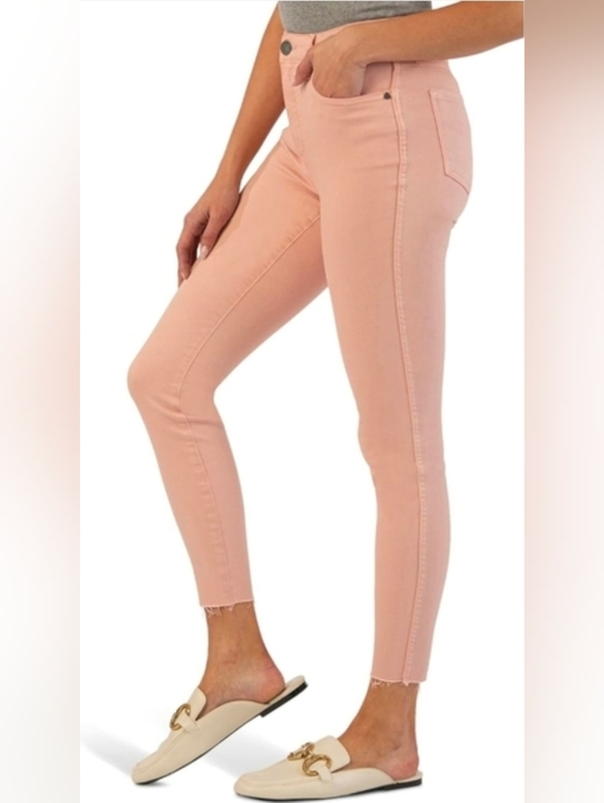 Kut from the Kloth Denim - Kut from the Kloth Connie Fab AB Ankle Skinny High Rise Womens Size 6 Color Rose